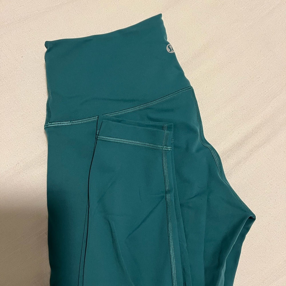 Lululemon Teal High-Waisted Leggings